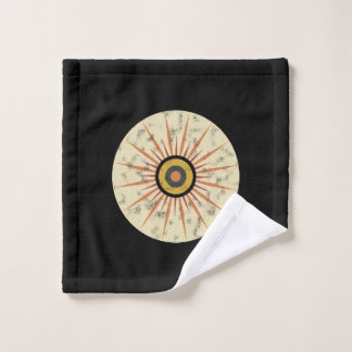 Conception de soleil levant rétro boho