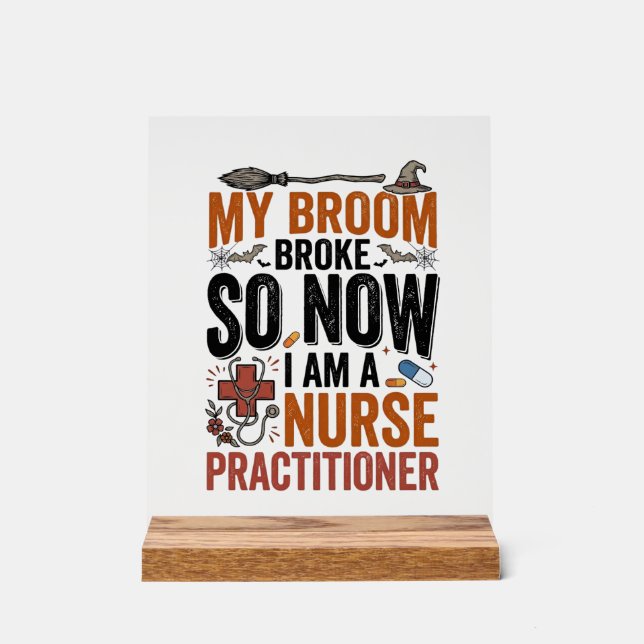 Conception de sorcière d'infirmière praticienne dr (Recto)