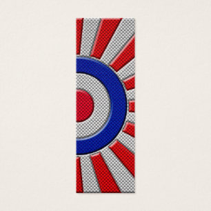 Conception de Sunburst Roundel Mod en fibre de car