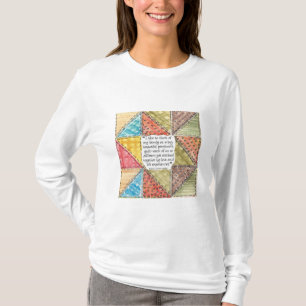 Conception de surface composée sur un T-shirt Top