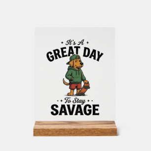 Conception de T-Shirt avec Gravure Vintage Savage