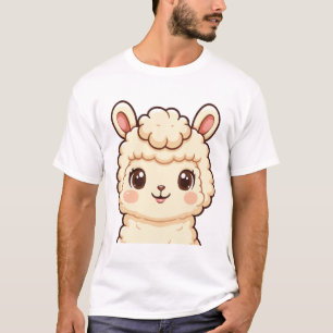 Conception de t-shirt avec une illustration de lam