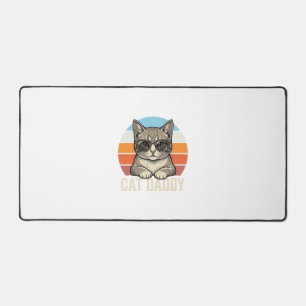 Conception de T-shirt Chat Daddy Vintage Sunset Co