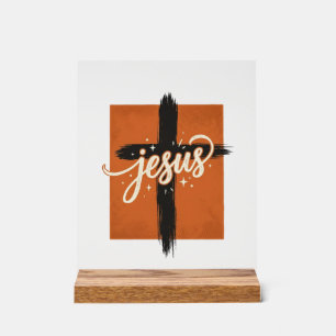 Conception de T-shirt chrétien Croix Jésus Vintage