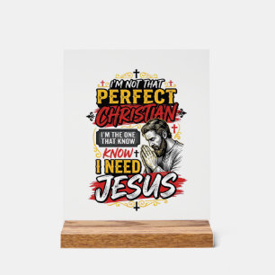 Conception de T-Shirt chrétien Vintage I Need Jesu