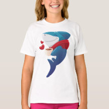 Conception de T-Shirt Cool Shark Splash pour enfan
