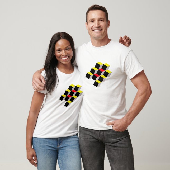 conception de t-shirt cubes (Unisexe)