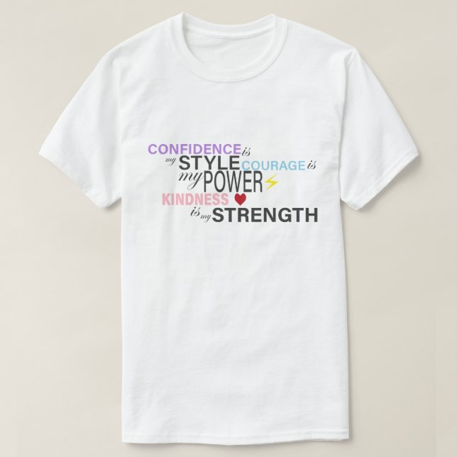 Conception de T-shirt de devis motivationnel (Design devant)