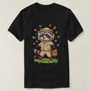 Conception de T-Shirt de l'apiculteur de Raton lav