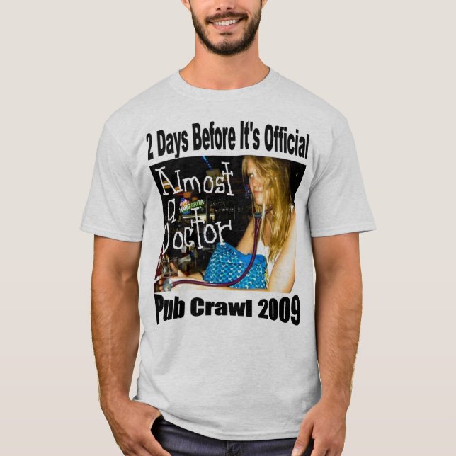 conception de T-shirt de rampement de pub (Devant)