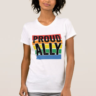Conception de t-shirt de soutien de fierté vintage