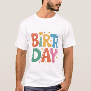 Conception de T-Shirt de typographie d'anniversair
