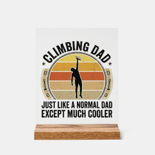 Conception de T-shirt d'escalade de papa vintage C