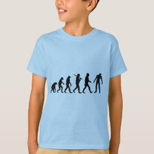 Conception de T-shirt d'évolution de zombi