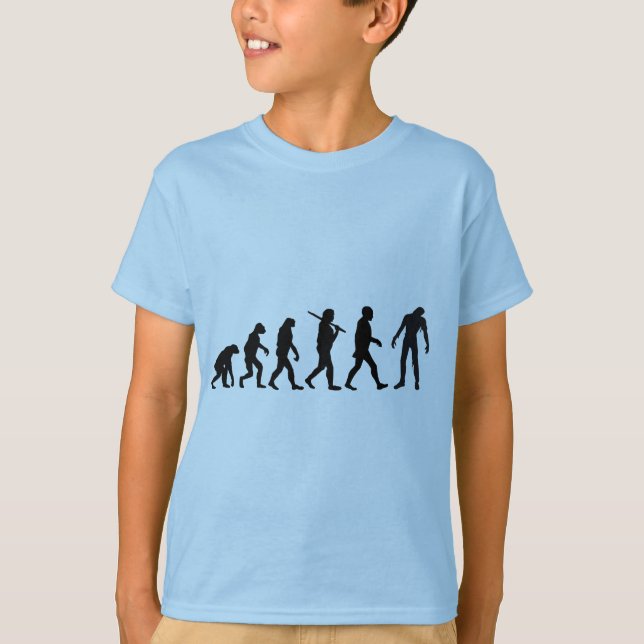 Conception de T-shirt d'évolution de zombi (Devant)