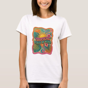 Conception de T-shirt ÉTAT D'ESPRIT TROPICAL Orang