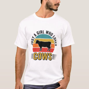 Conception de T-Shirt Fille Vintage qui aime les v