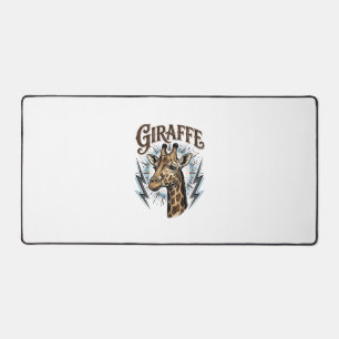 Conception de T-Shirt Foudre Girafe Gravée Vintage