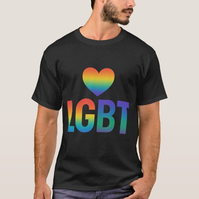 CONCEPTION DE T-SHIRT LGBT 🏳️ ‍ 🌈 ❤️ (Devant)