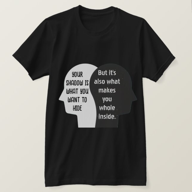 Conception de t-shirt Light and Shadow Self (Design devant)