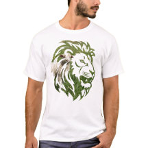 Conception de T-shirt Lion et agneau