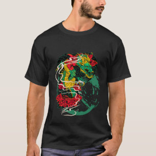 Conception de T-shirt Mosaïque Colorée Afrique