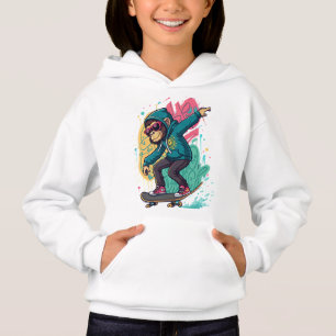 Conception de T-Shirt pour Enfants Singe Pop Skate
