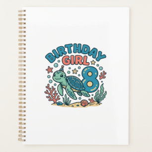 Conception de t-shirt pour les 8 ans de la fille d