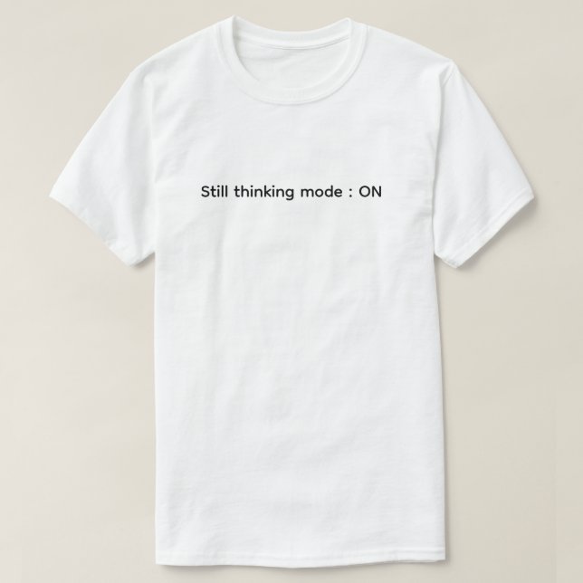 Conception de t-shirt simple décrivez votre esprit (Design devant)