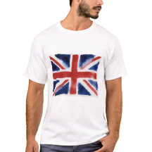 Conception de t-shirt union jack pour hommes  
