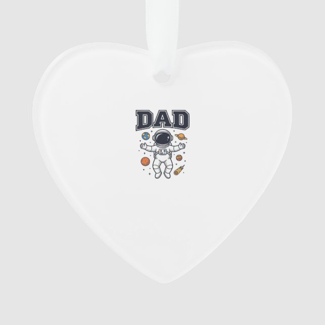 Conception de T-shirt Vector Space Astronaute Papa (devant)