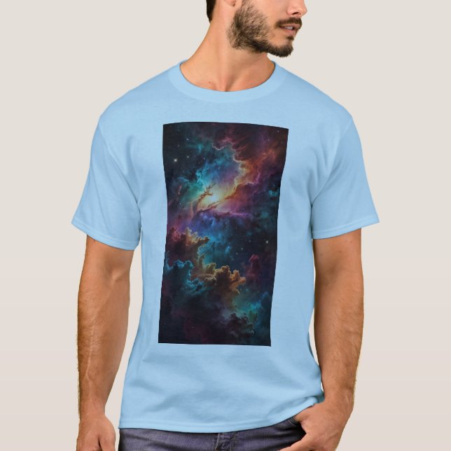 Conception de T-shirts Cosmic Swirl (Devant)
