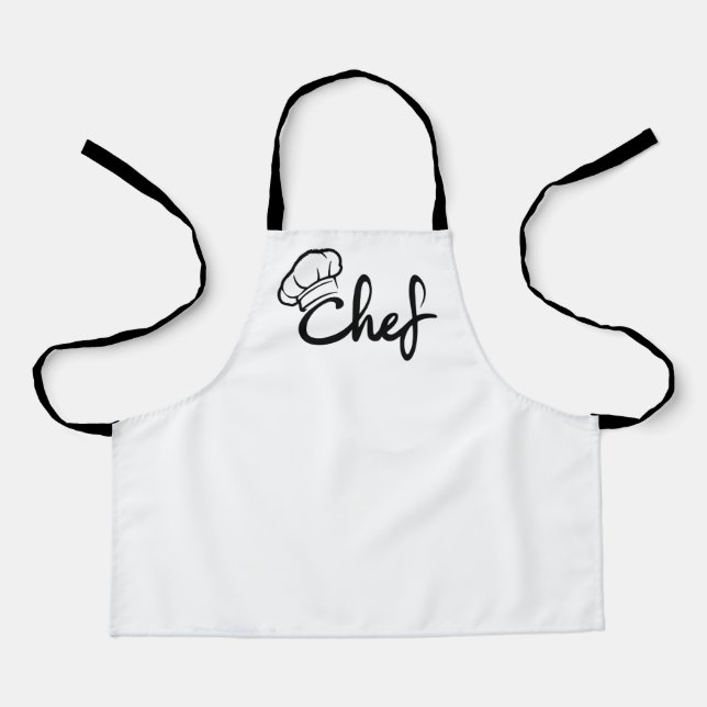 Conception de tablier Élégance du Chef (Recto)