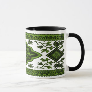 Conception de tasse brodée
