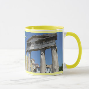 Conception de tasse d'Athènes Grèce