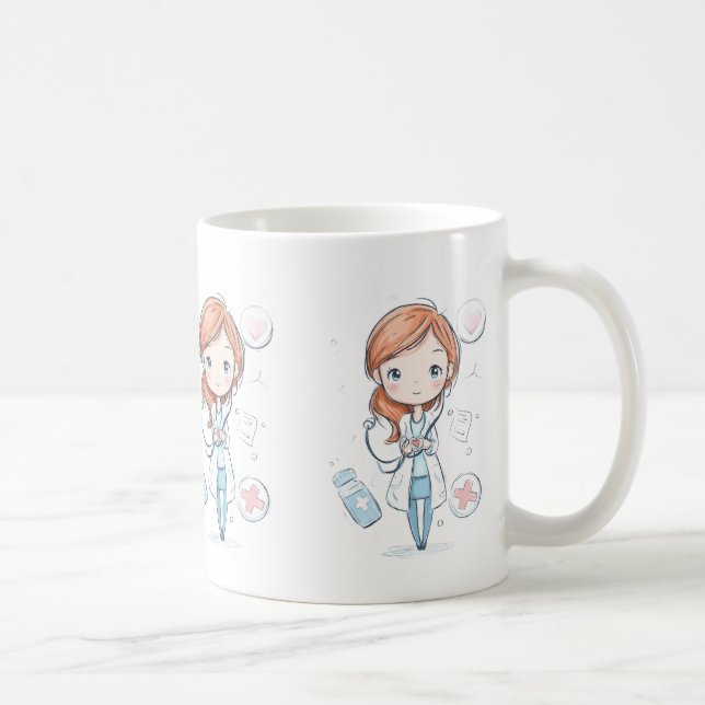 Conception de tasse de docteur Chibi mignon (Droite)