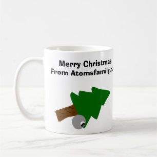 conception de tasse de Noël d'atomes