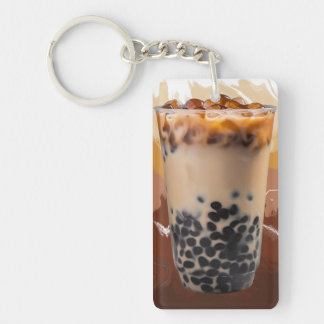 Conception de thé au lait 3D mignonne – esthétique