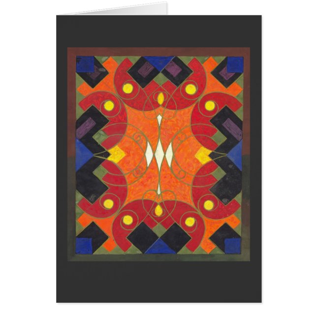 Conception de tissu d'art déco - couleurs (Devant)