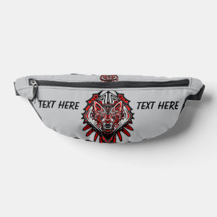 Conception de totem tribal Haida Loup