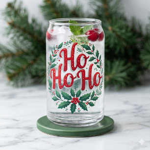 Conception de typographie de couronne de Noël Ho H
