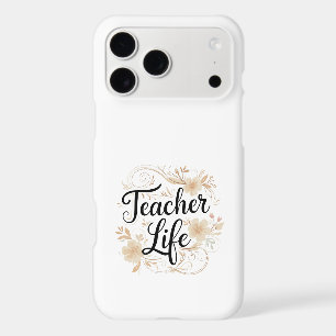 Conception de typographie florale pour la vie d'en