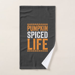 Conception de typographie Halloween Pumpkin Spiced