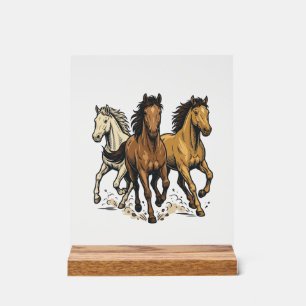 Conception de vecteur d'art de chevaux de course v