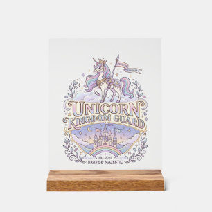 Conception de vecteur de cadeau de licorne de Wand