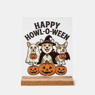 Conception de vecteur de chien de Halloween de Cor