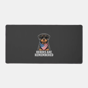 Conception de vecteur de chien héros Rottweiler pa