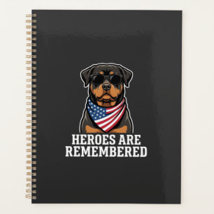 Conception de vecteur de chien héros Rottweiler pa