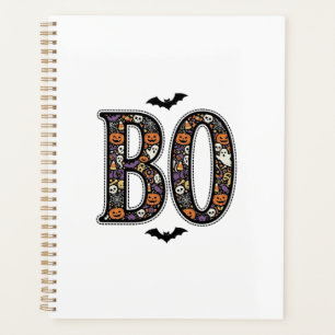 Conception de vecteur de doodle de boo d'Halloween