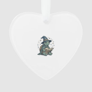 Conception de vecteur de magicien de tortue mignon